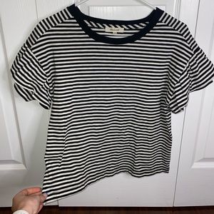 Madewell ruffle sleeve tee